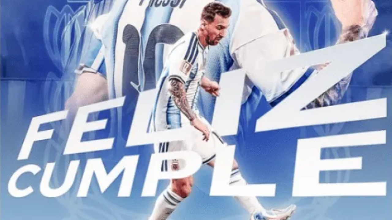 Messi cumple 39 años plagados de récords y títulos