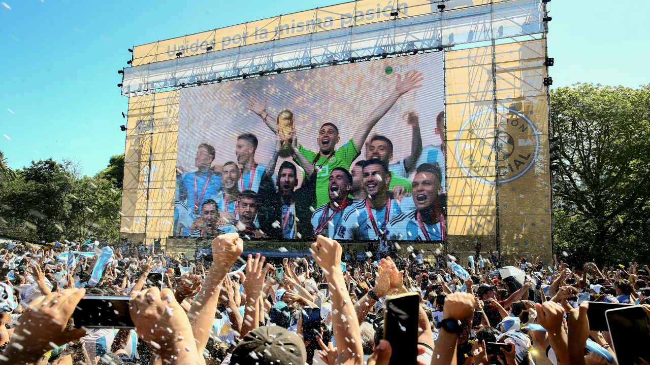 CABA: pantallas gigantes para ver los partidos de la Selección