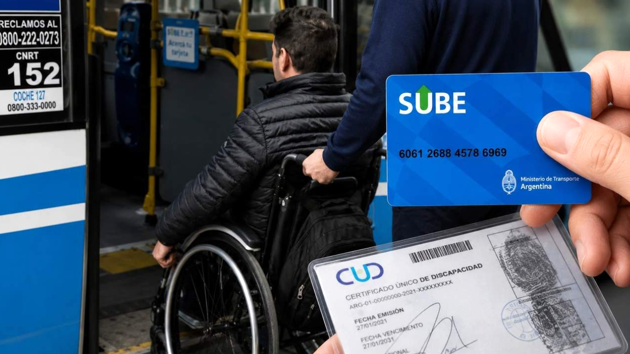 Ratifican que las personas con discapacidad seguirán viajando sin abonar el pasaje