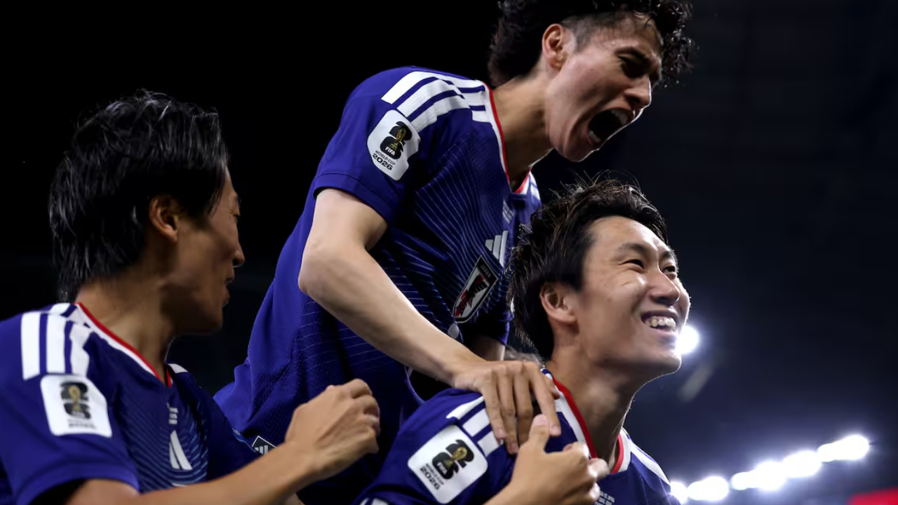 Japón goleó 4 a 0 a Túnez en el partido 1000 de los mundiales