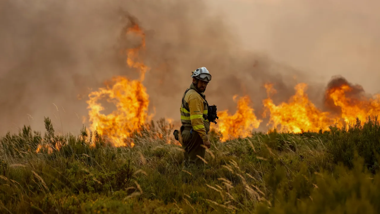 España y Francia combaten incendios forestales sin precedentes