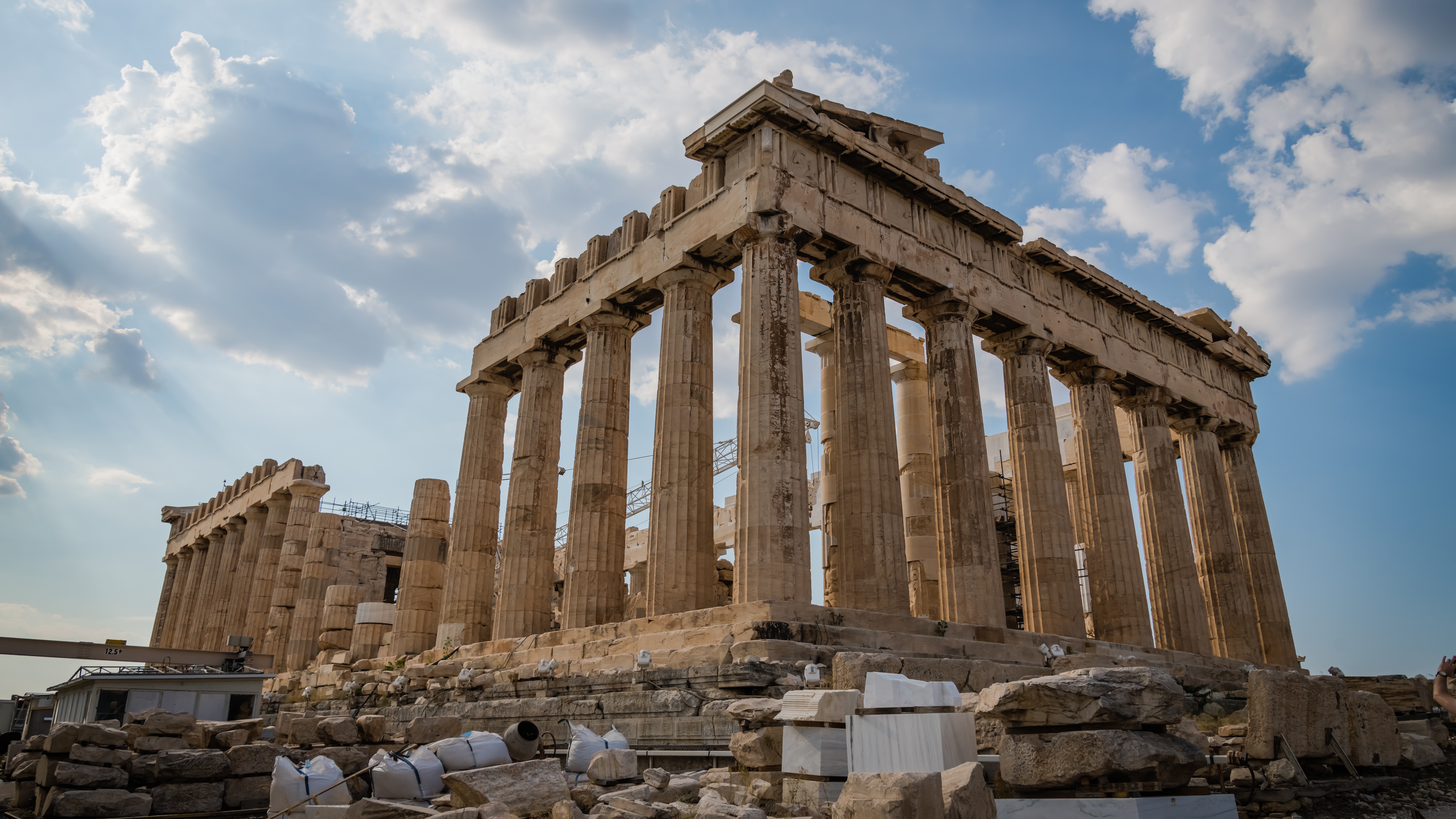 El Partenón de Atenas es reconstruido por un equipo de especialistas