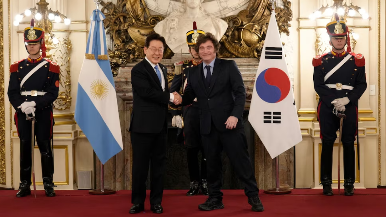Milei recibió al presidente de Corea del Sur: comercio, IA y el RIGI, ejes del encuentro