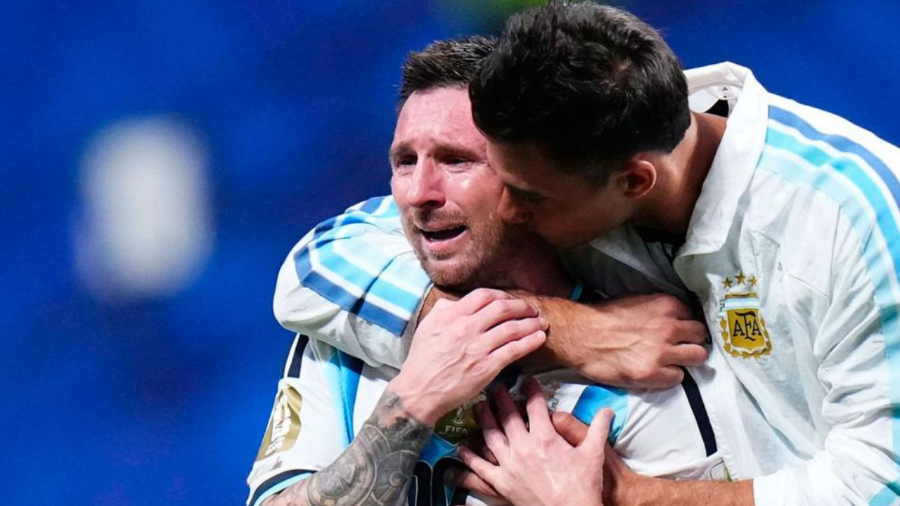 Messi, envuelto en llanto: “Es una locura, estoy orgulloso”