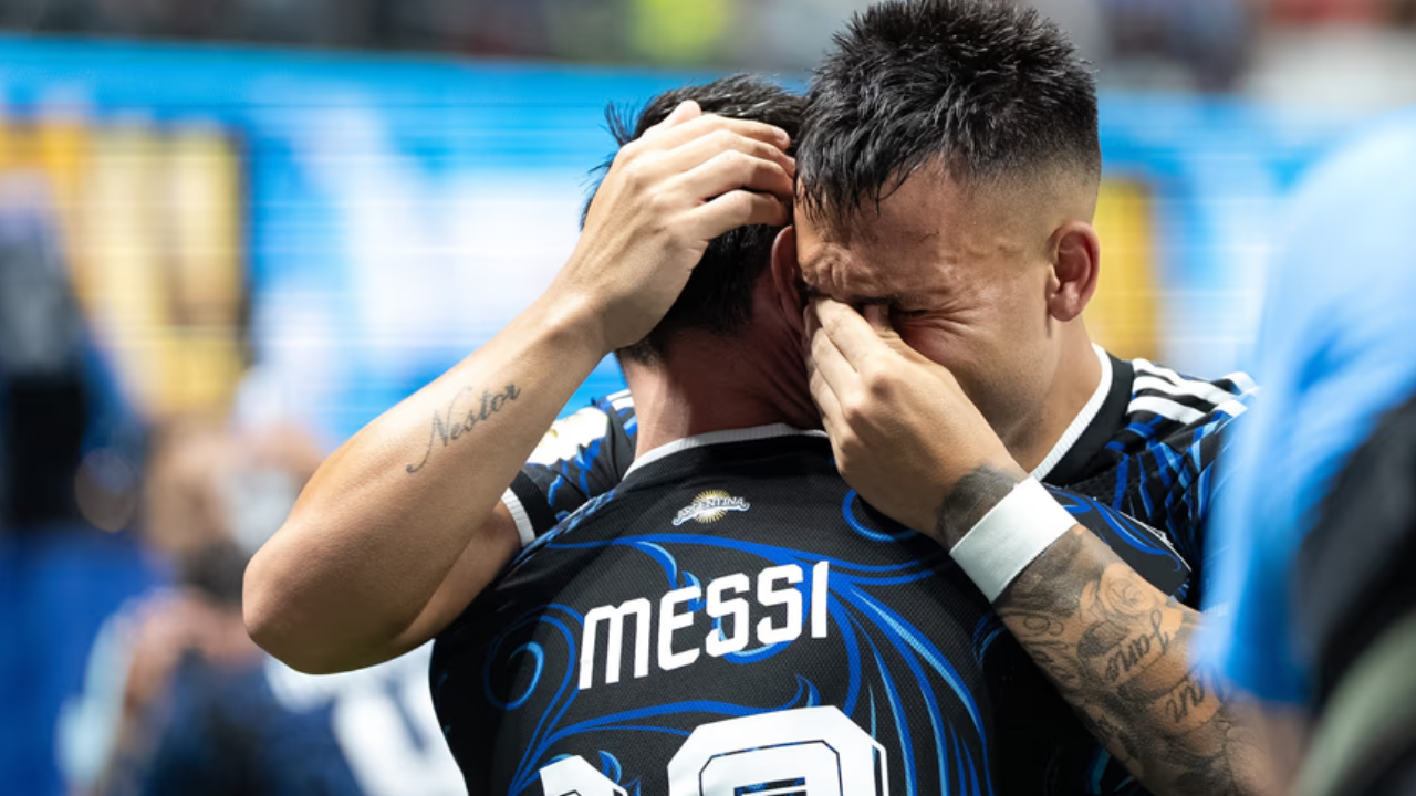 Lautaro Martínez: “Es muy fuerte todo esto”