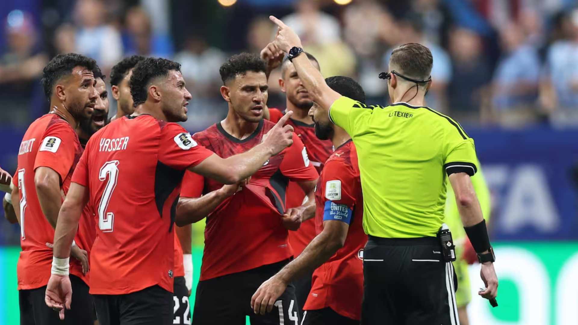 La Asociación Egipcia de Fútbol denunció ante la FIFA al árbitro del partido contra Argentina
