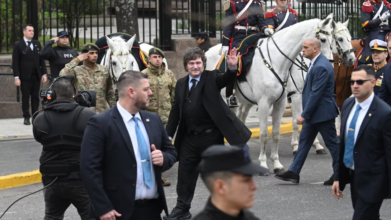 Milei encabezó el Tedeum oficial junto a su Gabinete