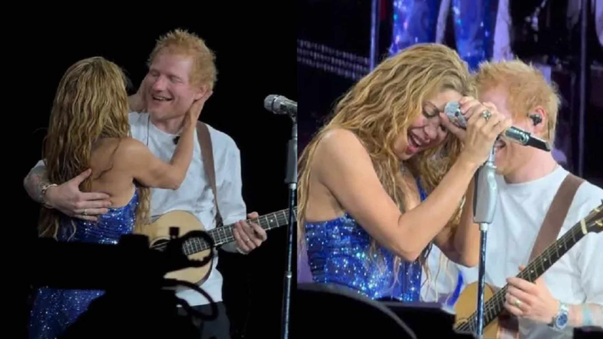 Shakira y Ed Sheeran interpretaron “Underneath your Clothes” en vivo