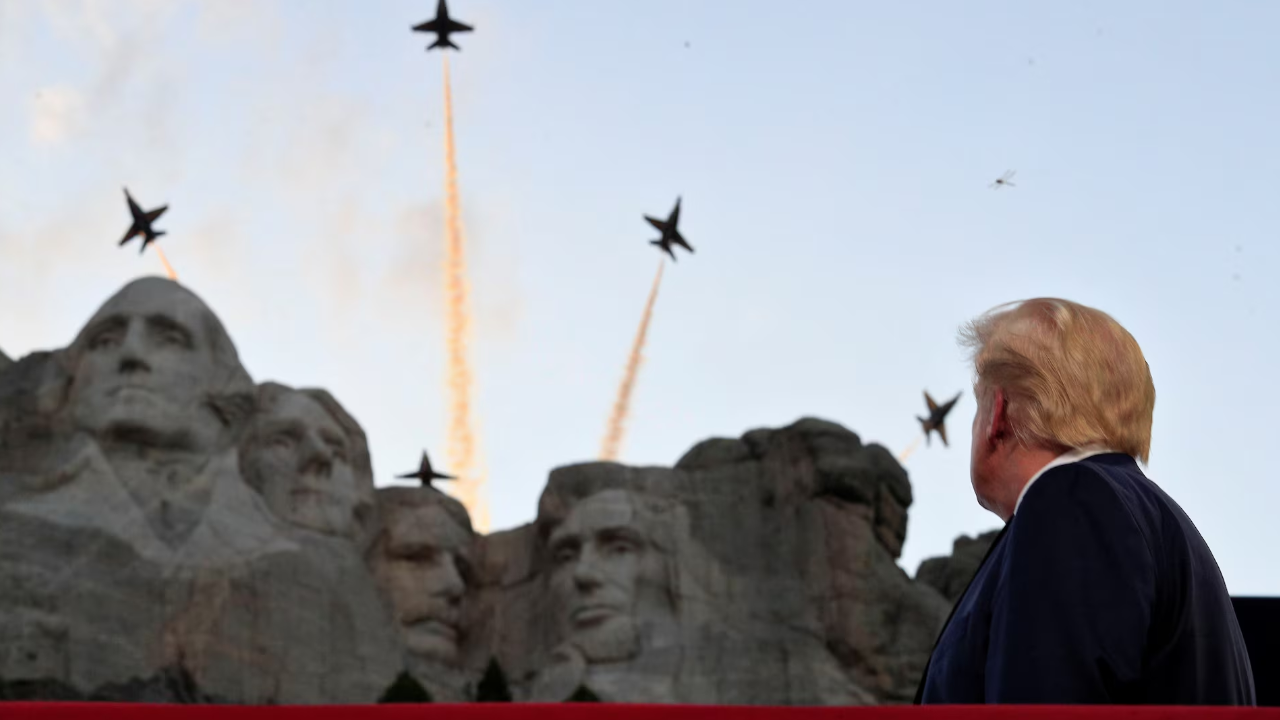Trump celebró 250 años de la independencia de EEUU