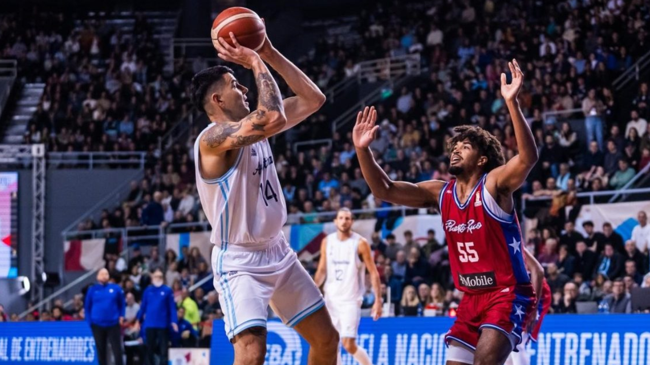 Argentina venció a Puerto Rico y avanza rumbo al Mundial de Basquet Qatar 2027