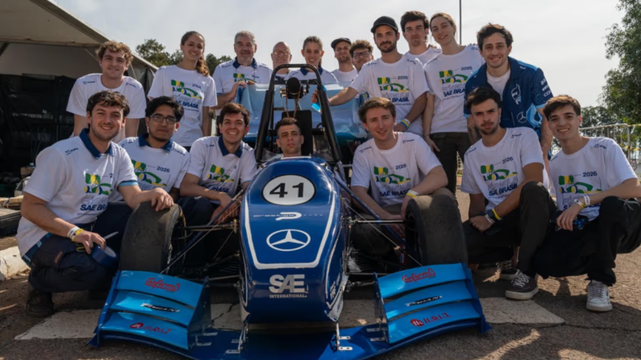 El monoplaza hecho por estudiantes argentinos que representó al país en Brasil