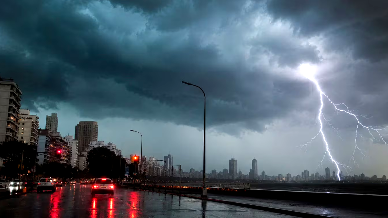 Calles anegadas, destrozos y cortes de luz por el temporal en el AMBA: cómo sigue el clima