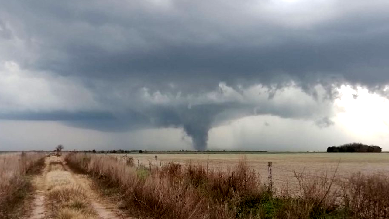 Un tornado arrasó con campos de Santa Fe, dejando destrozos y árboles caídos