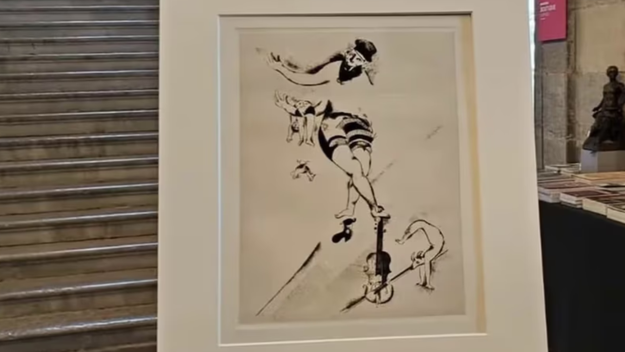 Reapareció una obra de Marc Chagall que estuvo 20 años olvidada en un depósito de Aduanas