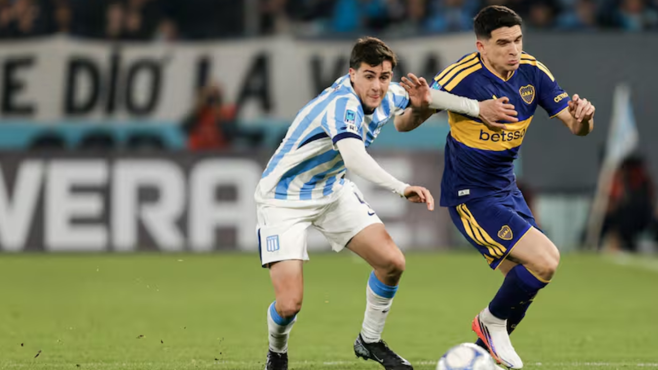 Boca Juniors y Racing Club empataron 1-1 en Avellaneda