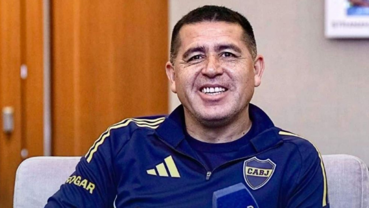 Juan Román Riquelme: “Estoy contento con cómo está jugando el equipo”