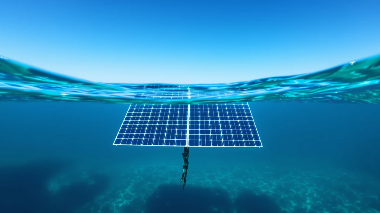 Científicos chinos lograron energía solar bajo el mar