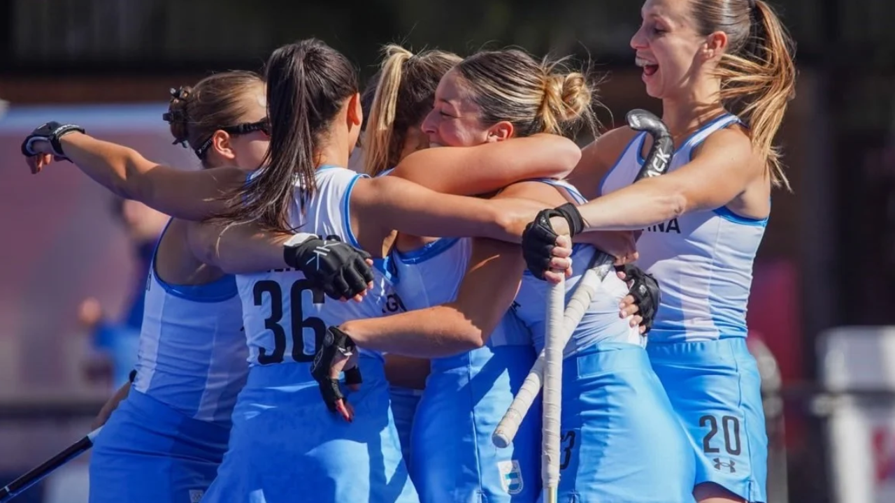Las Leonas golearon a Chile y son de oro, igual que Los Leones