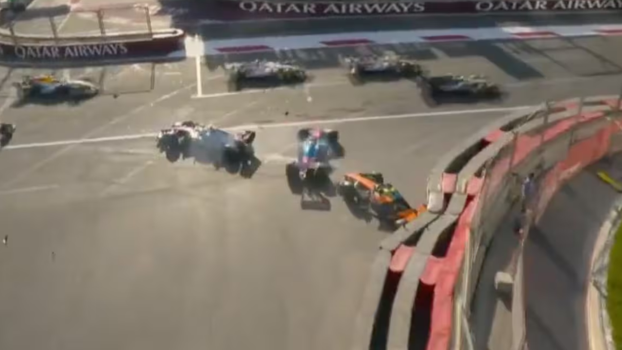 Colapinto reconoció “un error grave” tras el choque que sacó a los dos Alpine del GP de Azerbaiyán