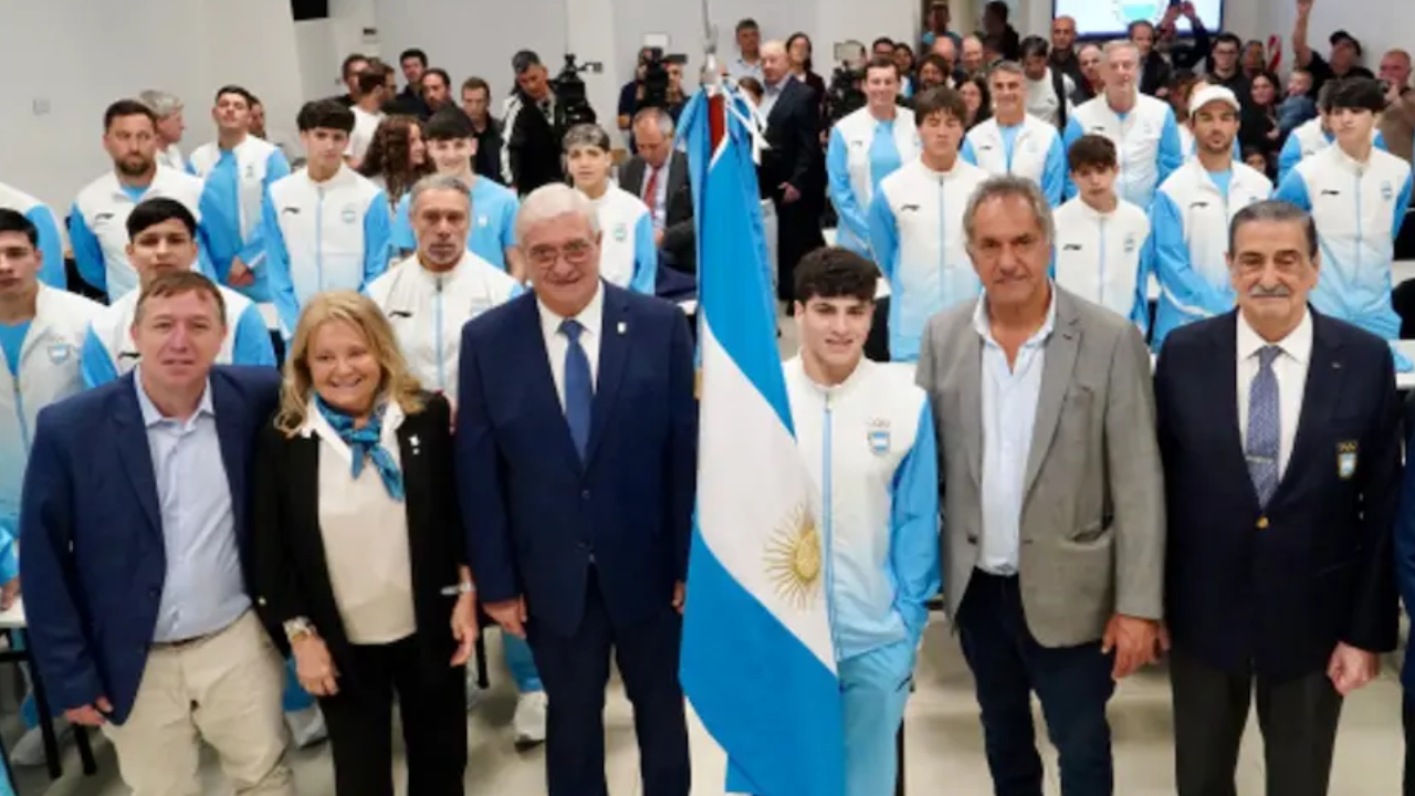 Argentina recibió la bandera y se prepara para los Juegos Olímpicos de la Juventud