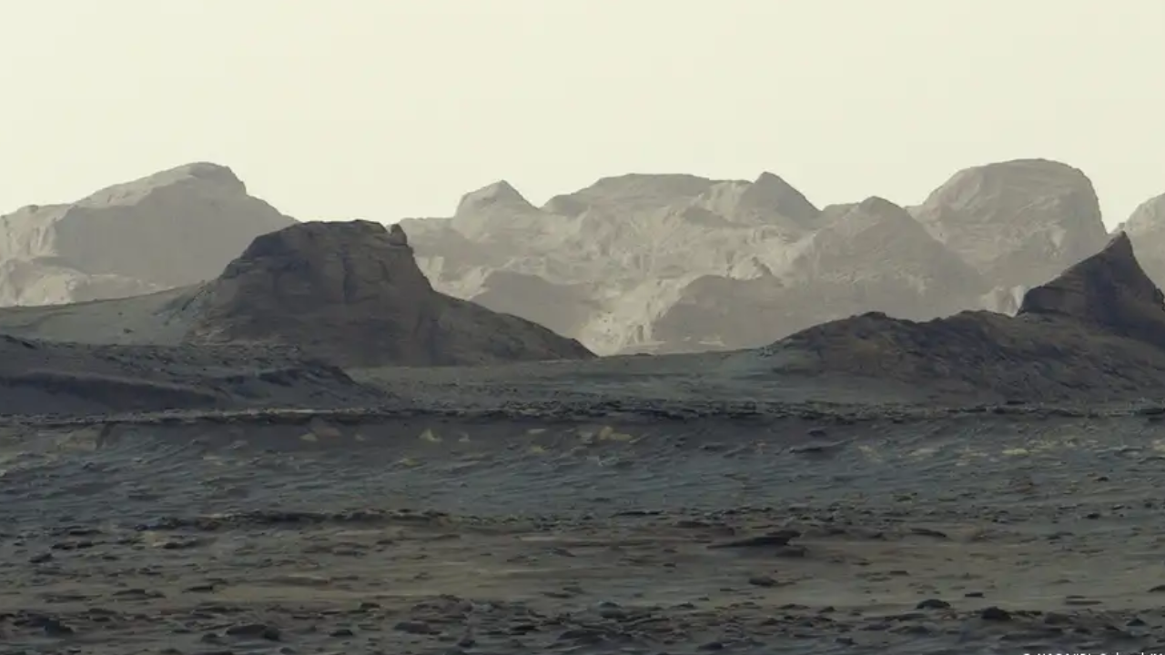 La NASA difundió una deslumbrante imagen del amanecer en Marte