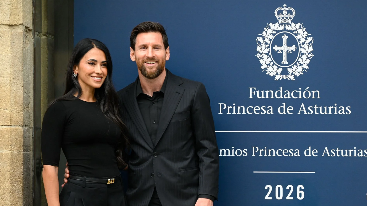 Furor por Messi: llegó a España para recibir el Premio Princesa de Asturias