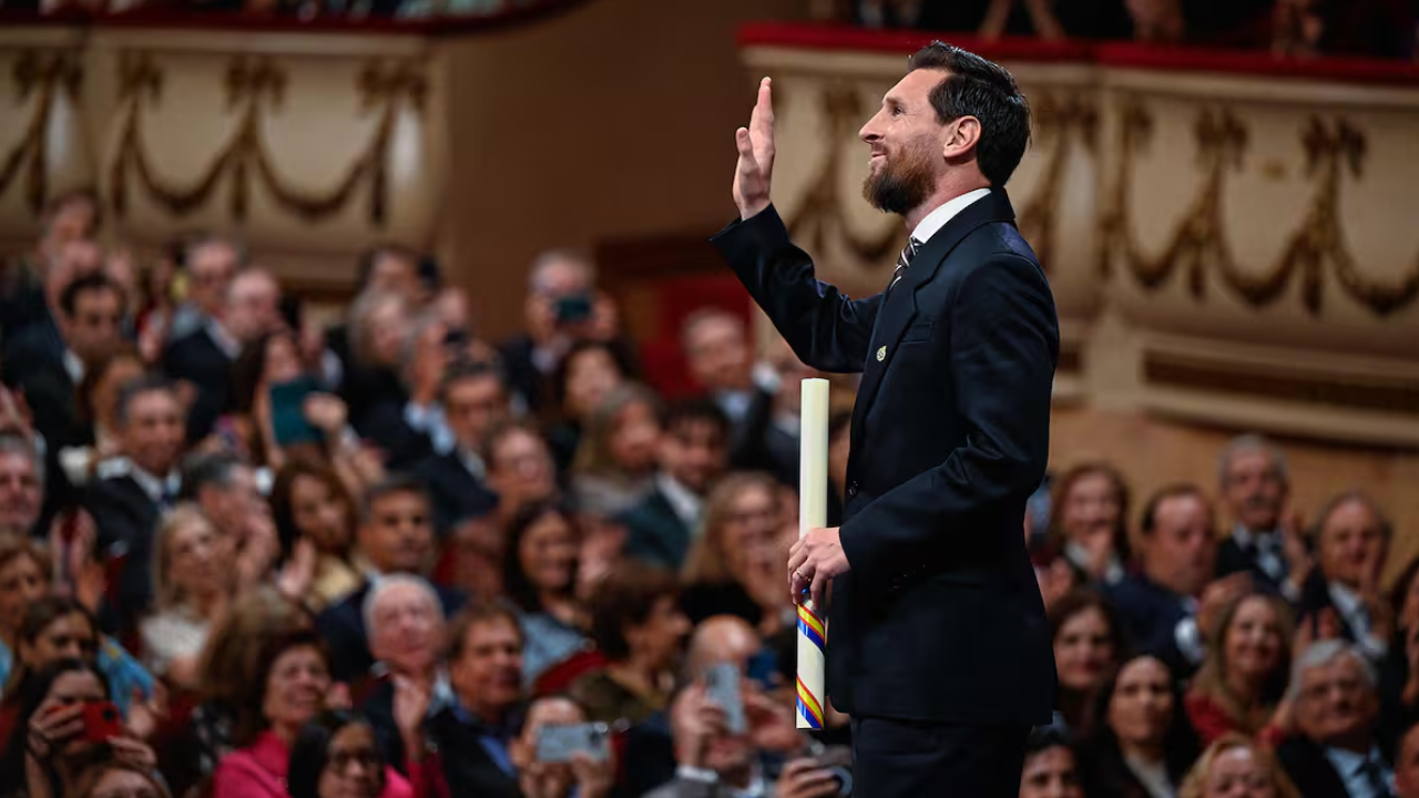 Messi recibió el Premio Princesa de Asturias